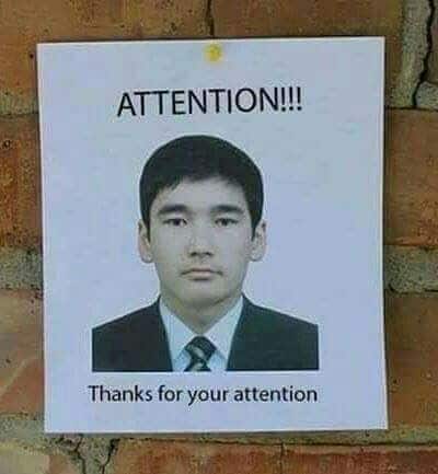 attention